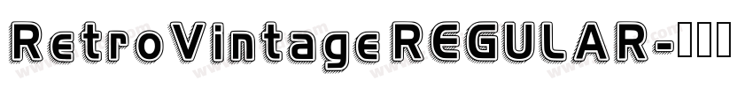 RetroVintage REGULAR字体转换